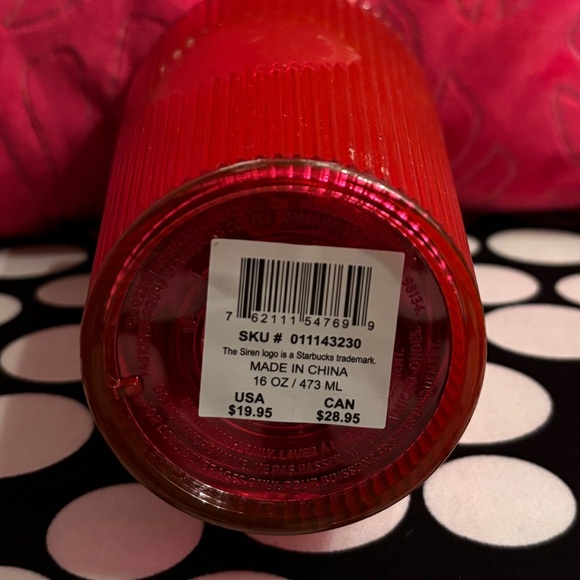 Starbucks Iridescent Magenta Bling Cold Cup (16 oz) - Picture 3 of 3